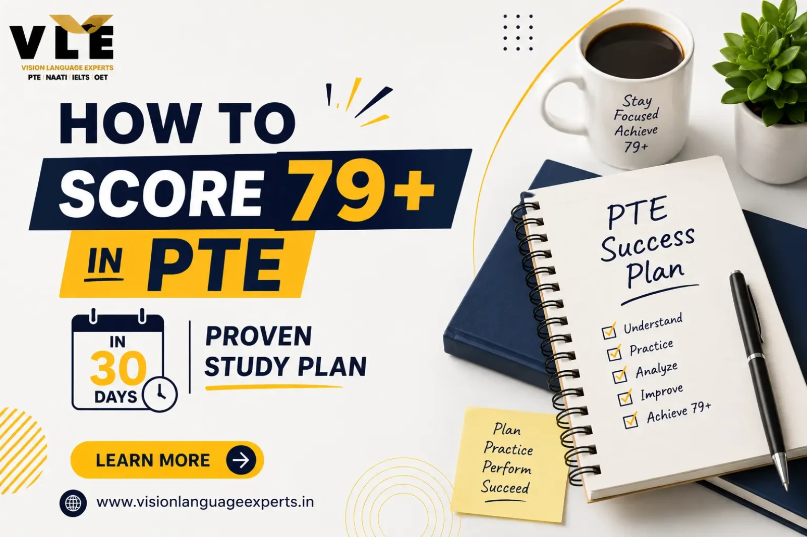How to Score 79+ in PTE in 30 Days | Proven Study Plan